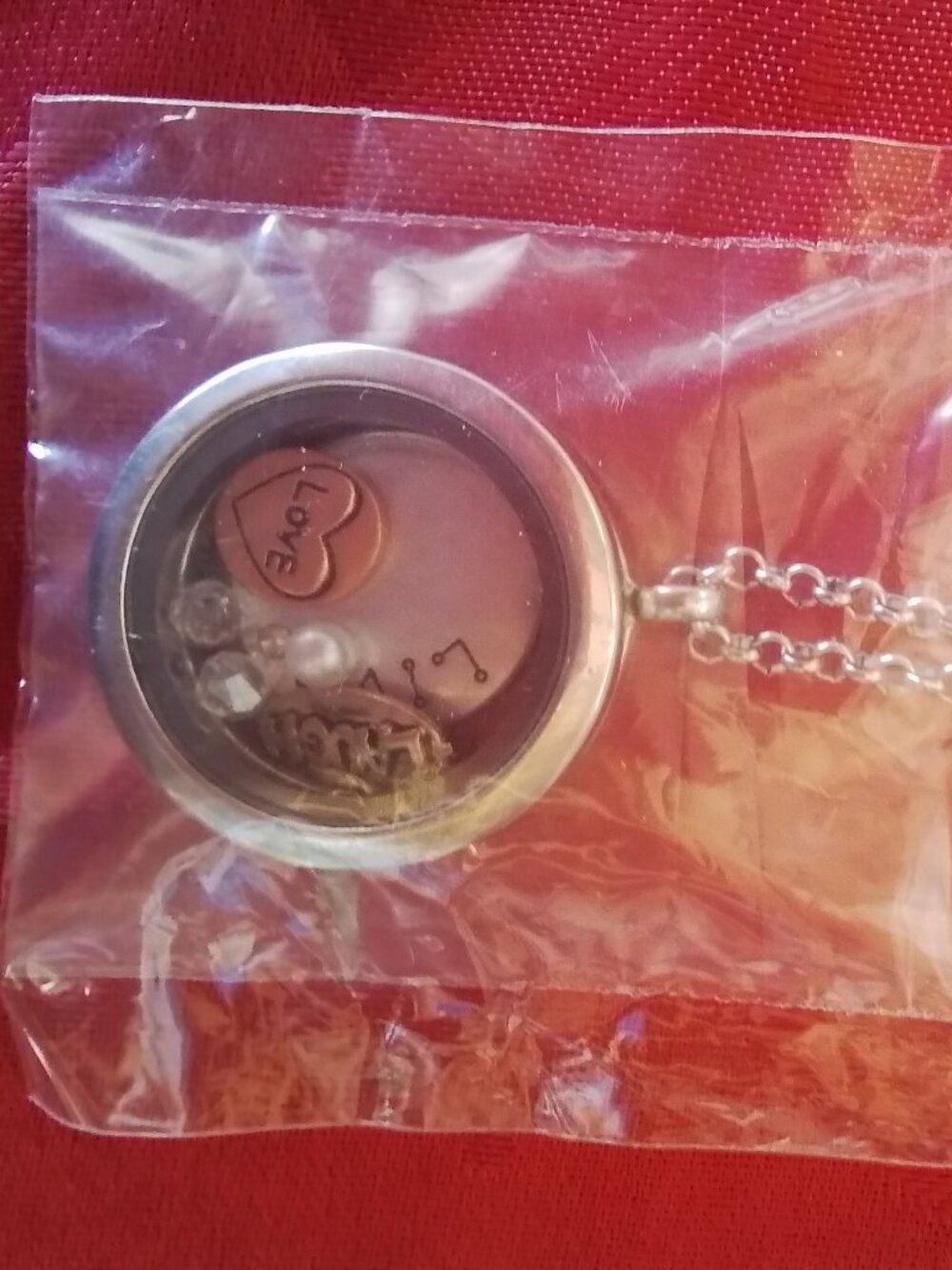 Lot of 3 Origami Owl Style Necklaces with Charms NWT